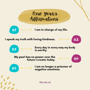 New Year's Affirmations